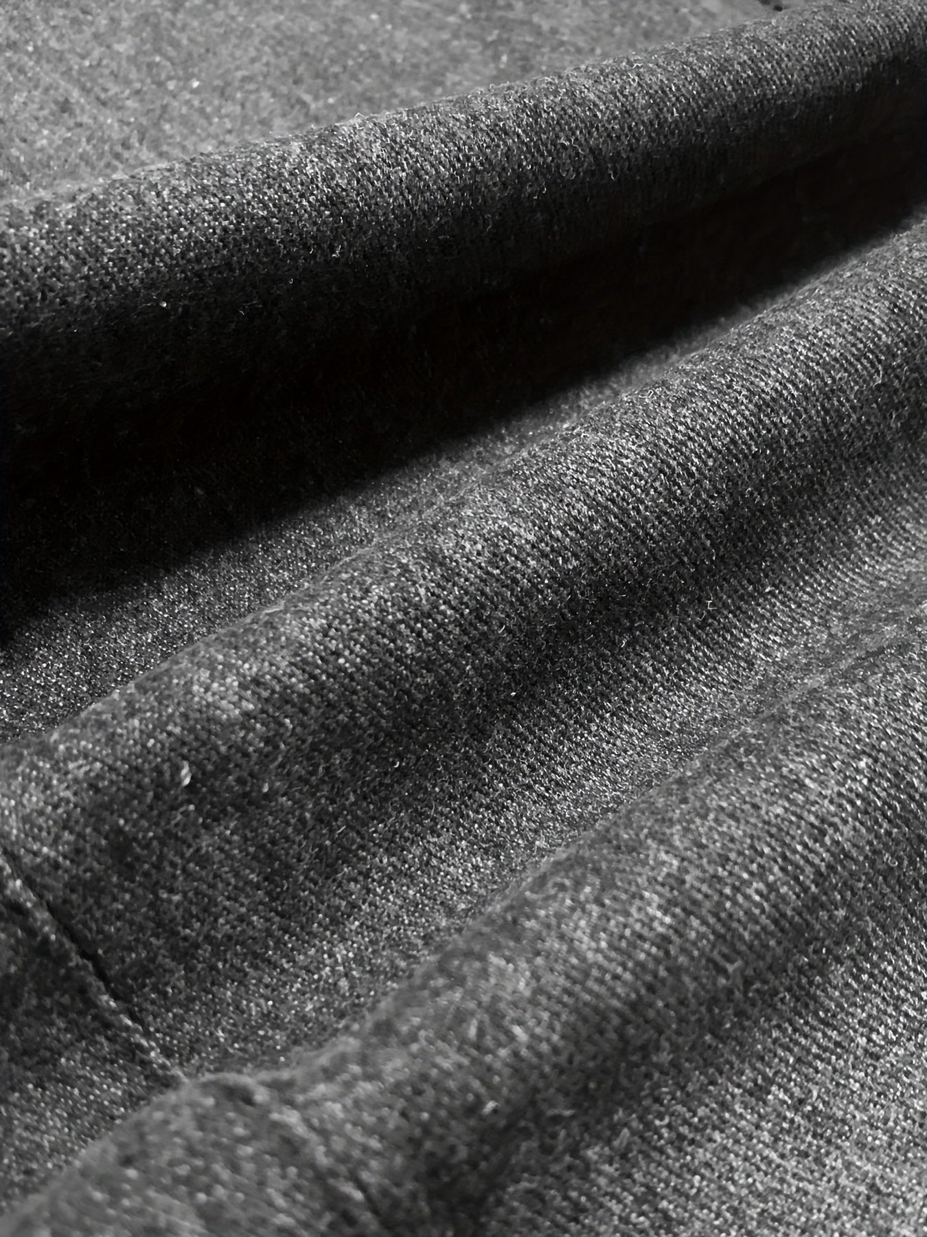 T-shirt décontracté pour ado - Couleur unie - 100 % polyester - Parfait pour le week-end d'automne/hiver