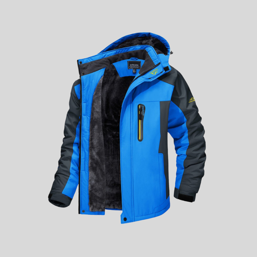 Winter jacket | Technical men's winter jacket with fleece lining