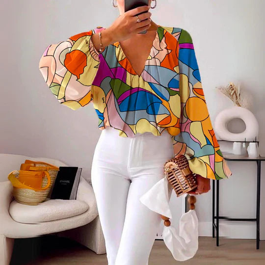 Georgetta - Multicolored blouse