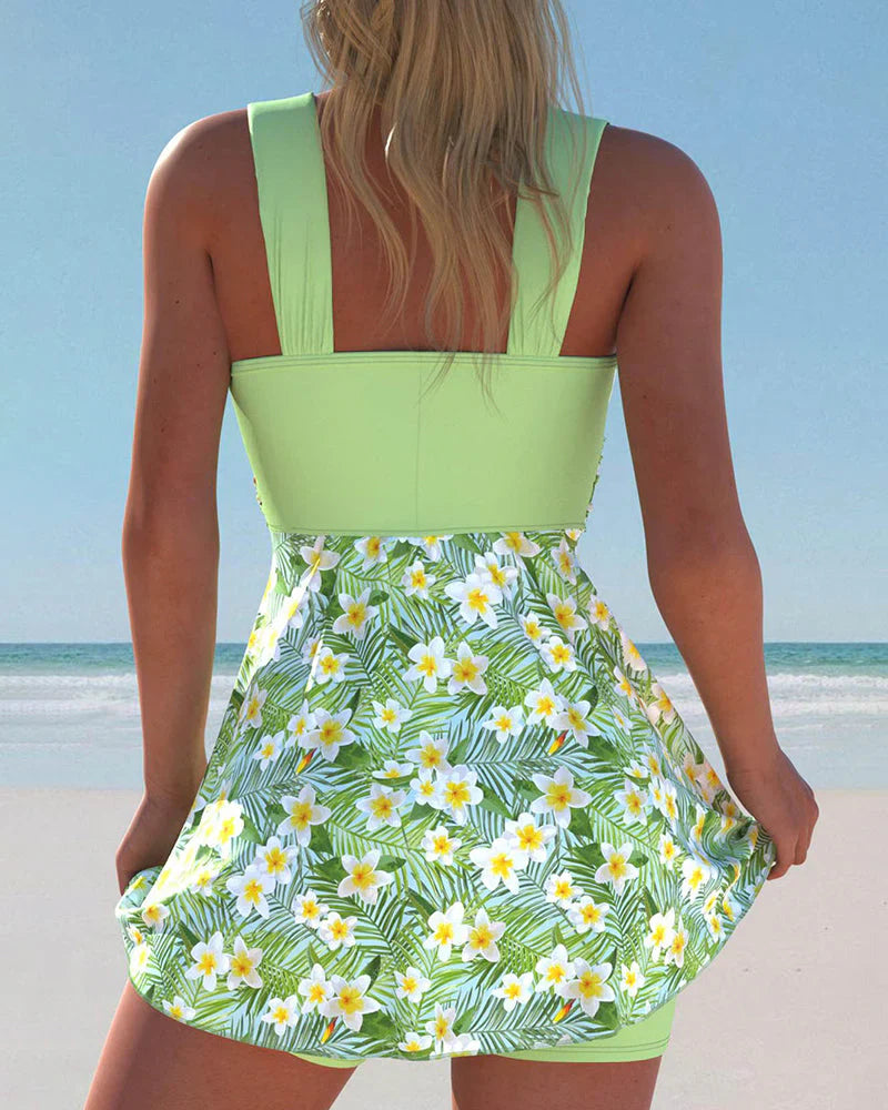 Elowen - Floral Print Swimsuit Set