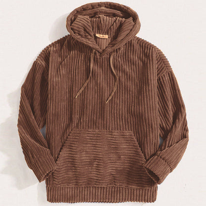 Jonas | Hoodie in ribbed corduroy