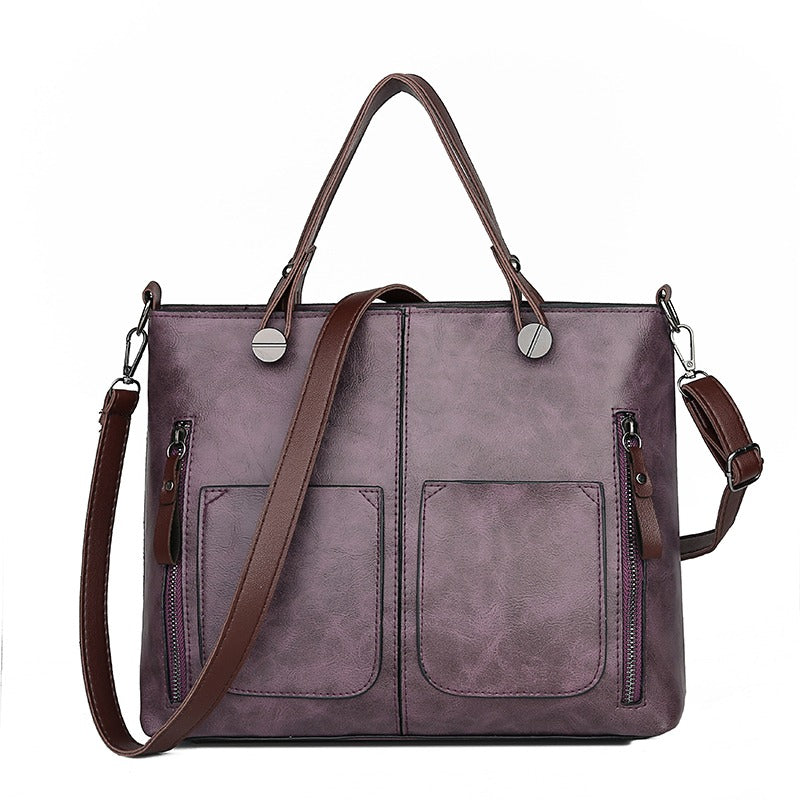 Elly - Ladies Vintage Leather Shoulder Bag