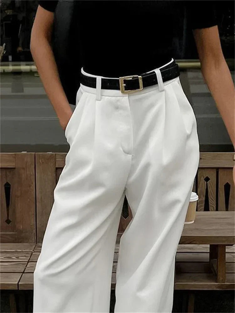 Olivia | White chino pants