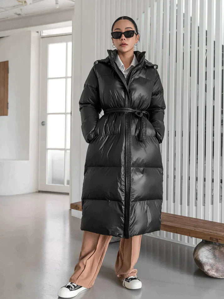 Phoebe - Belted Puffer Jacket