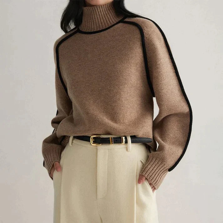 Dorothy - Brown turtleneck