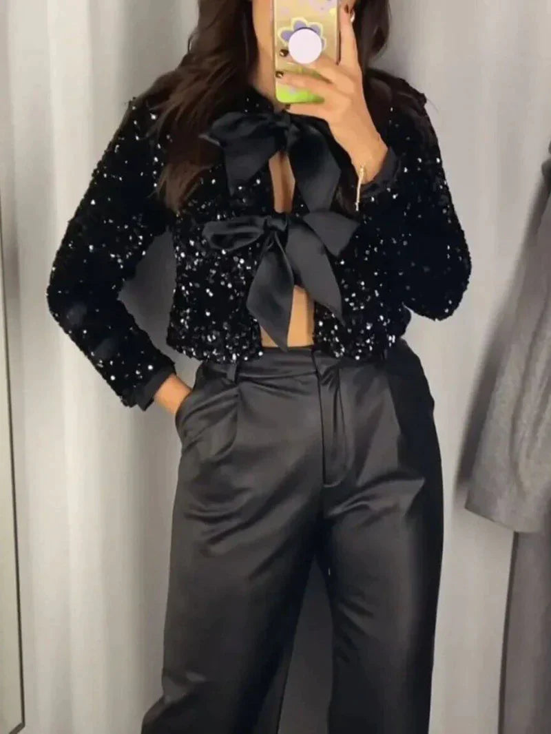 Caroline - Modieus fonkelend jasje