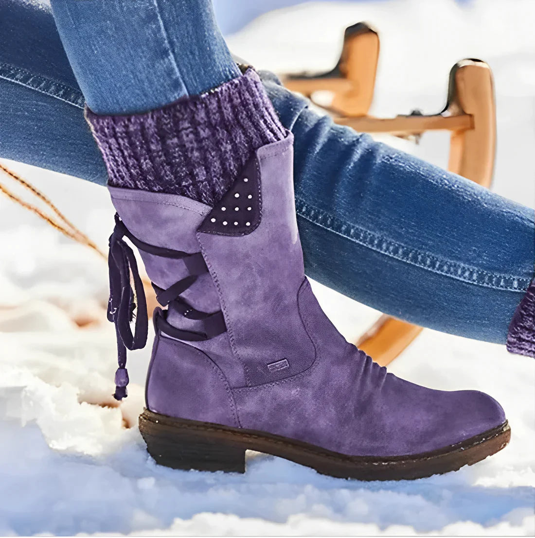 Dames waterdichte antislip warme enkel sneeuwlaarzen, platform warme bont gevoerde thermische winter enkellaarzen orthopedische schoenen (grijs, 43EU Dames waterdichte antislip warme enkel sneeuwlaarzen, platform warme bont gevoerde thermische winter enkellaarzen orthopedische schoenen (grijs, 43EU