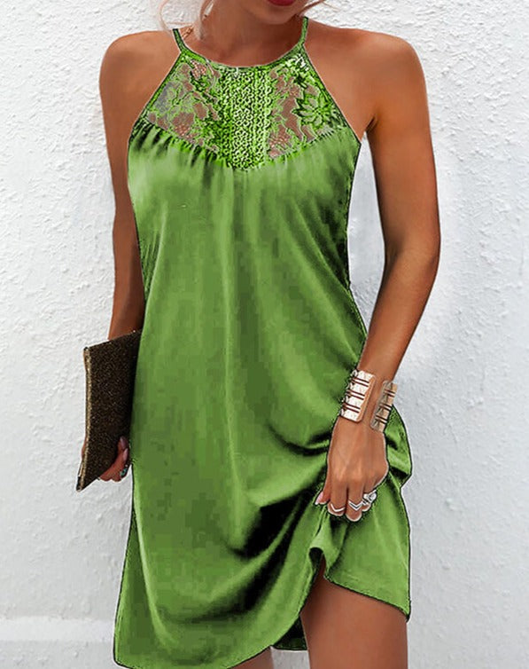 Amelia - Sleeveless Lace Dress