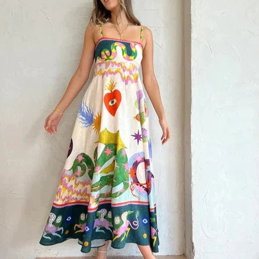 Carrie - Elegante print-Mahiclide