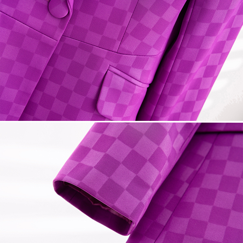 Cordella - Elegant checked blazer