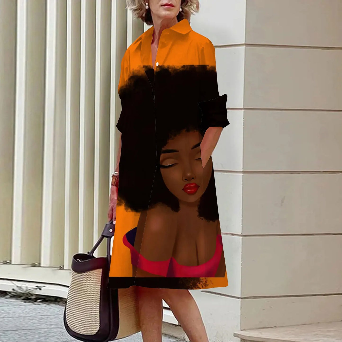 Deline - Printed shirt dresses