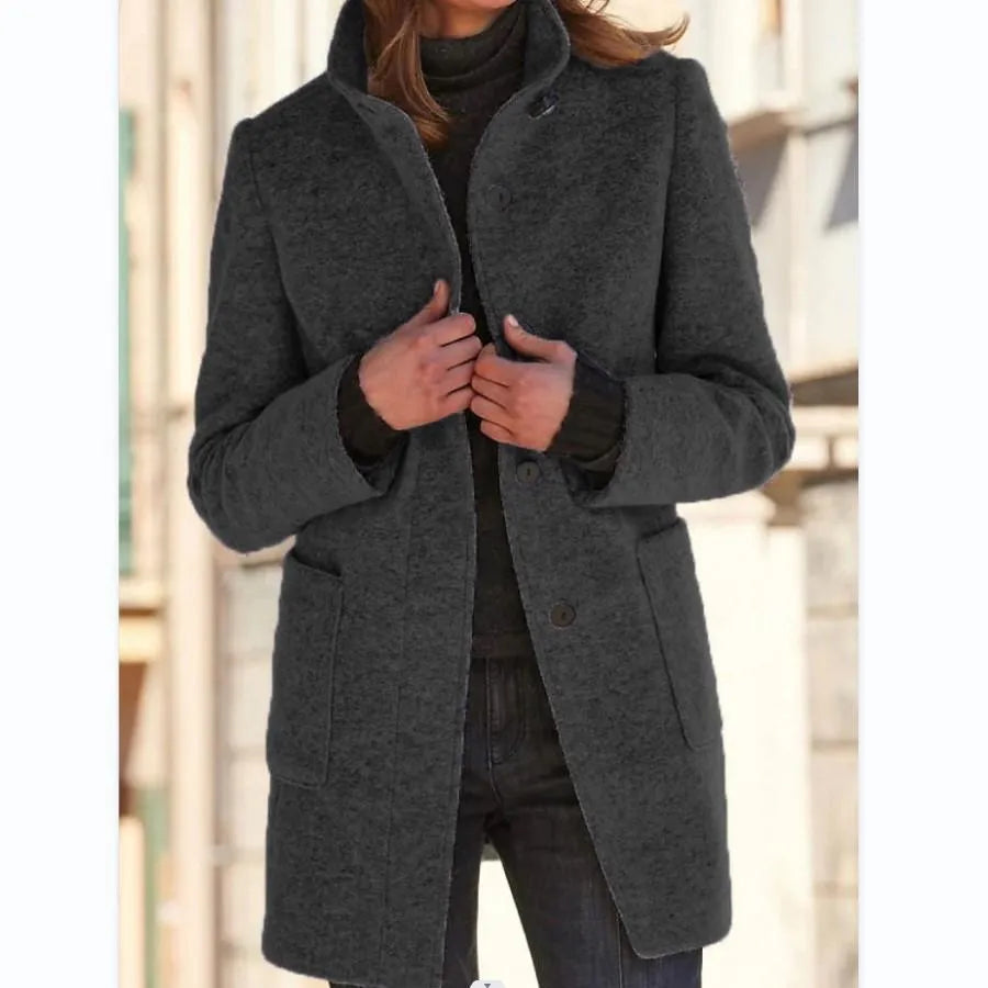 Estel - Fashionable wool jacket with buttons