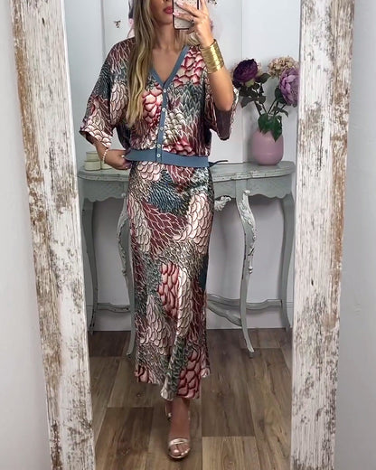 Vale | 2 Piece Set Blouse and Skirt