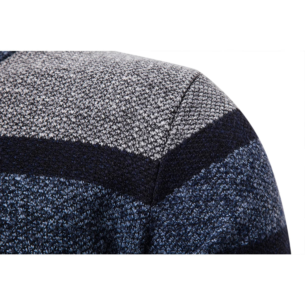 Niek Winter Vest - Striped &amp; Slimfit