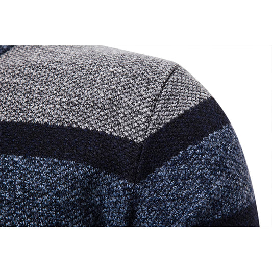 Niek Winter Vest - Striped &amp; Slimfit