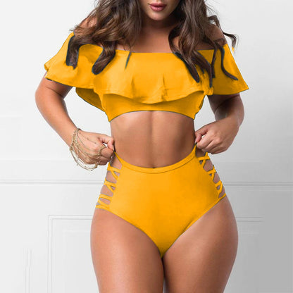 Julia - Off-shoulder bikinisets met ruches