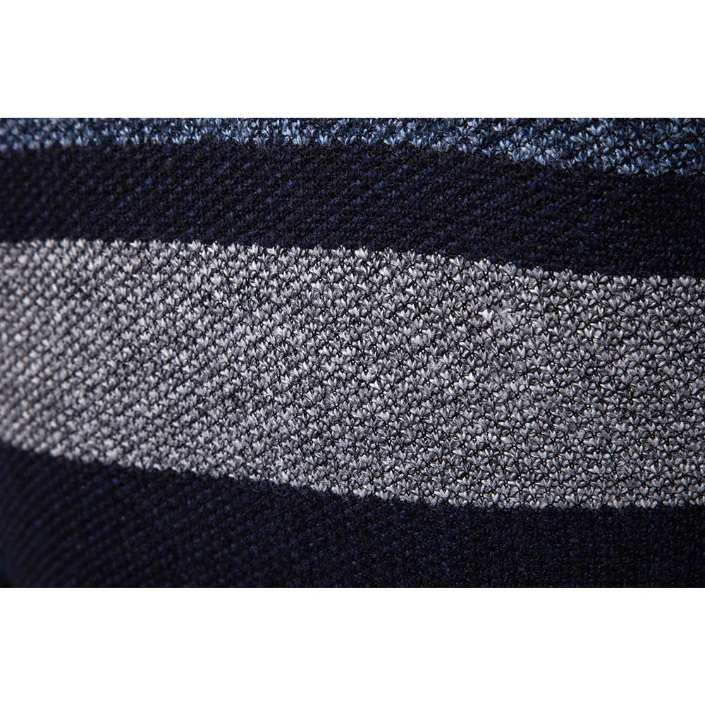 Niek Winter Vest - Striped &amp; Slimfit