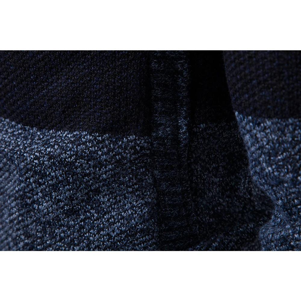 Niek Winter Vest - Striped &amp; Slimfit