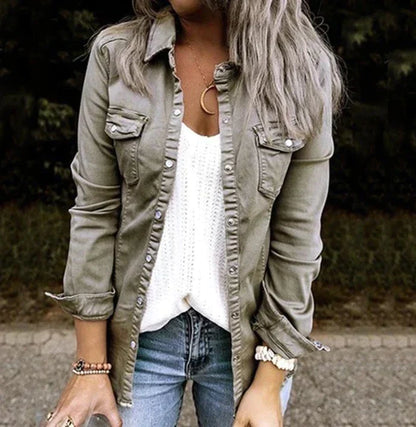 Nova - casual denim soft jacket
