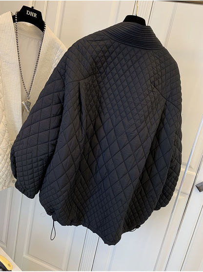 Violet - Mode Retro Katoenen Gewatteerde Jas