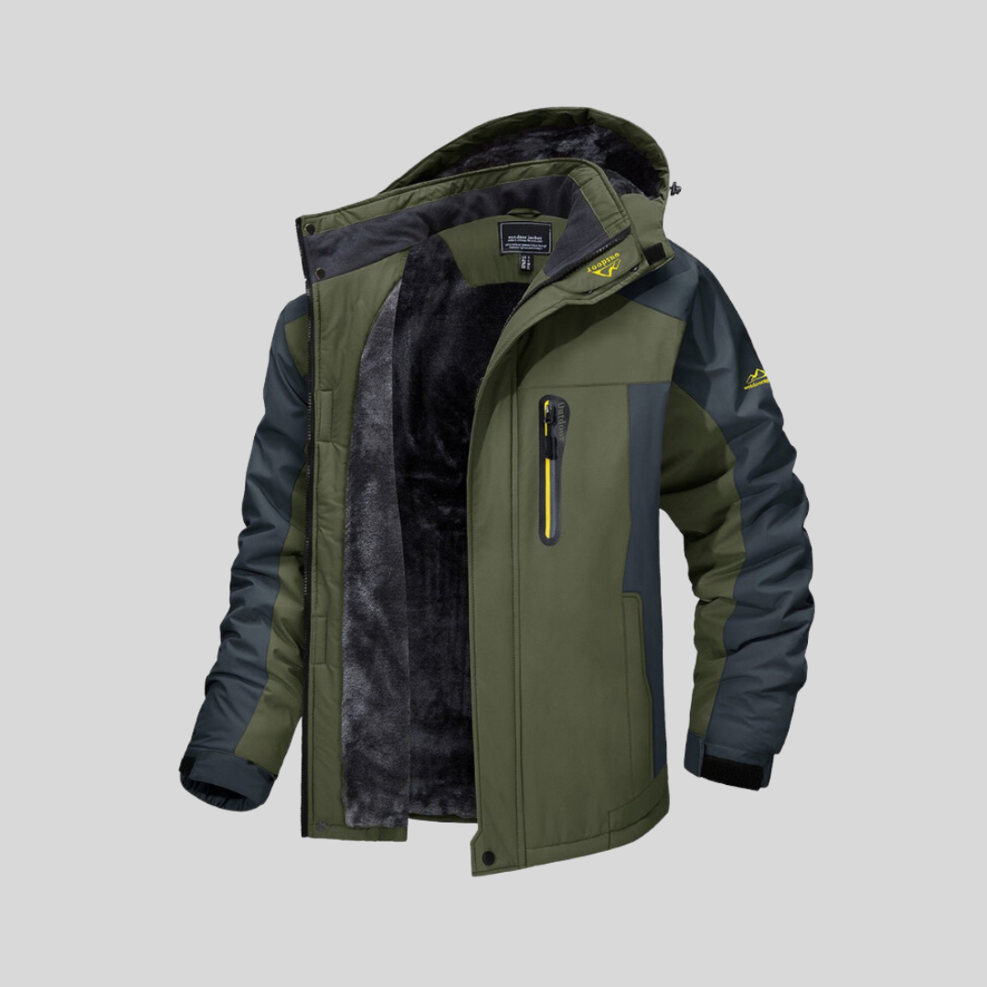 Winter jacket | Technical men's winter jacket with fleece lining