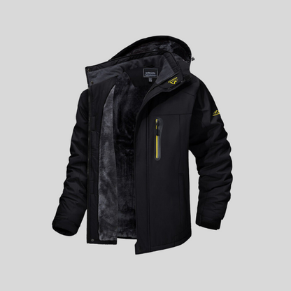 Winter jacket | Technical men's winter jacket with fleece lining
