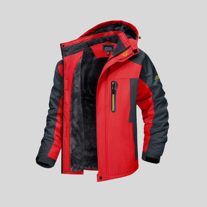 Winter jacket | Technical men's winter jacket with fleece lining