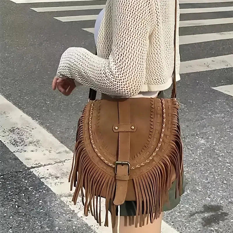 Charlotte - Sac bandoulière en cuir synthétique avec bandoulière réglable