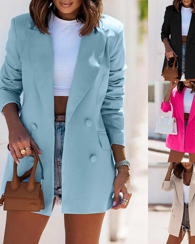 Kairi - elegante dubbel-breasted chique blazer