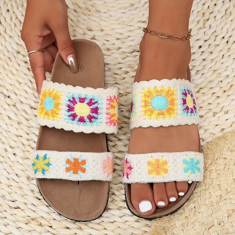Agatha - Flat slippers for women in summer