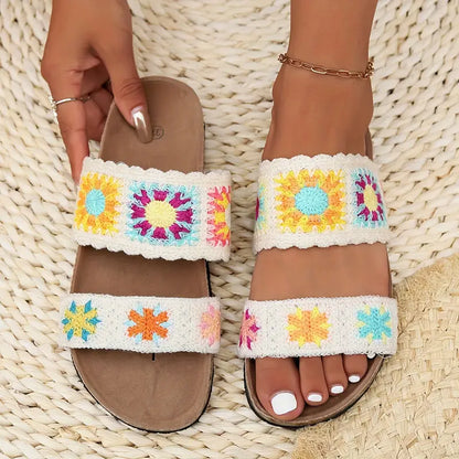 Agatha - Flat slippers for women in summer