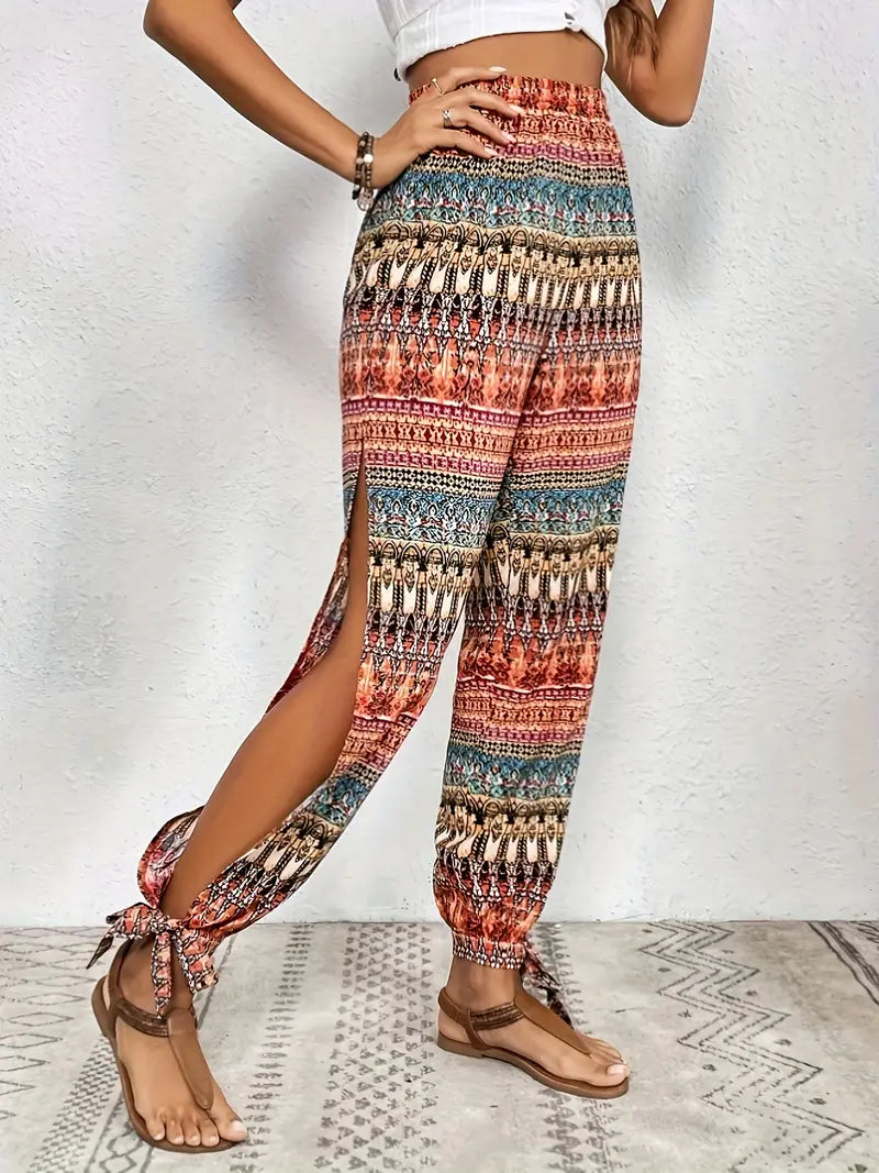 Isolde - Boxer avec imprimé all-over et slides sur les côtés