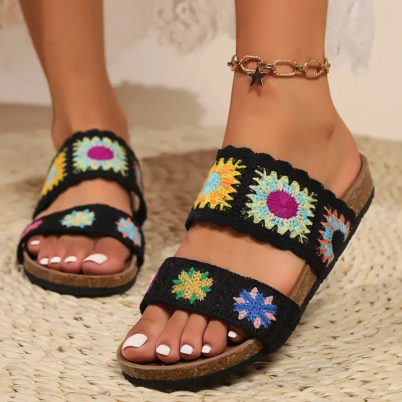 Agatha - Flat slippers for women in summer
