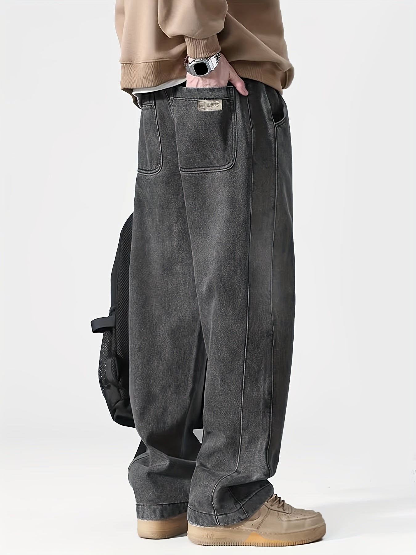 T-shirt décontracté pour ado - Couleur unie - 100 % polyester - Parfait pour le week-end d'automne/hiver