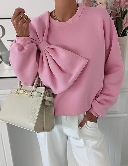 Evelyn - Modieuze trui met gebreide band