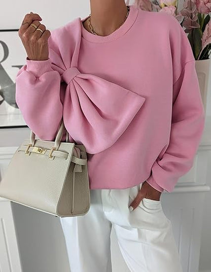 Evelyn - Modieuze trui met gebreide band