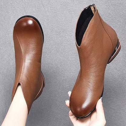 Lucy - Winterlaarzen van pluche leer