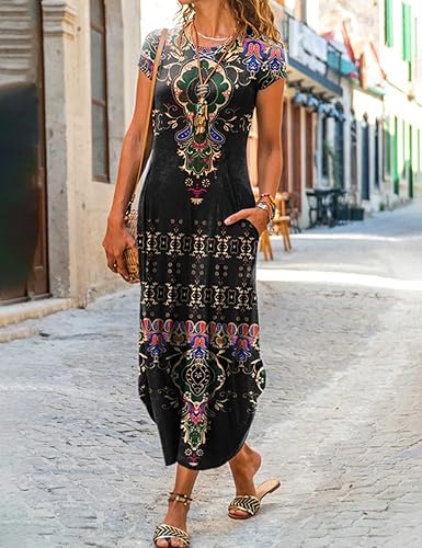 Adeline - Casual dress with short sleeves