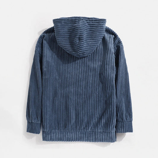 Jonas | Hoodie in ribbed corduroy