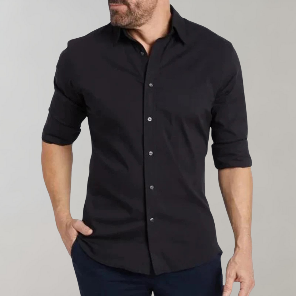 Men's wrinkle-free shirt