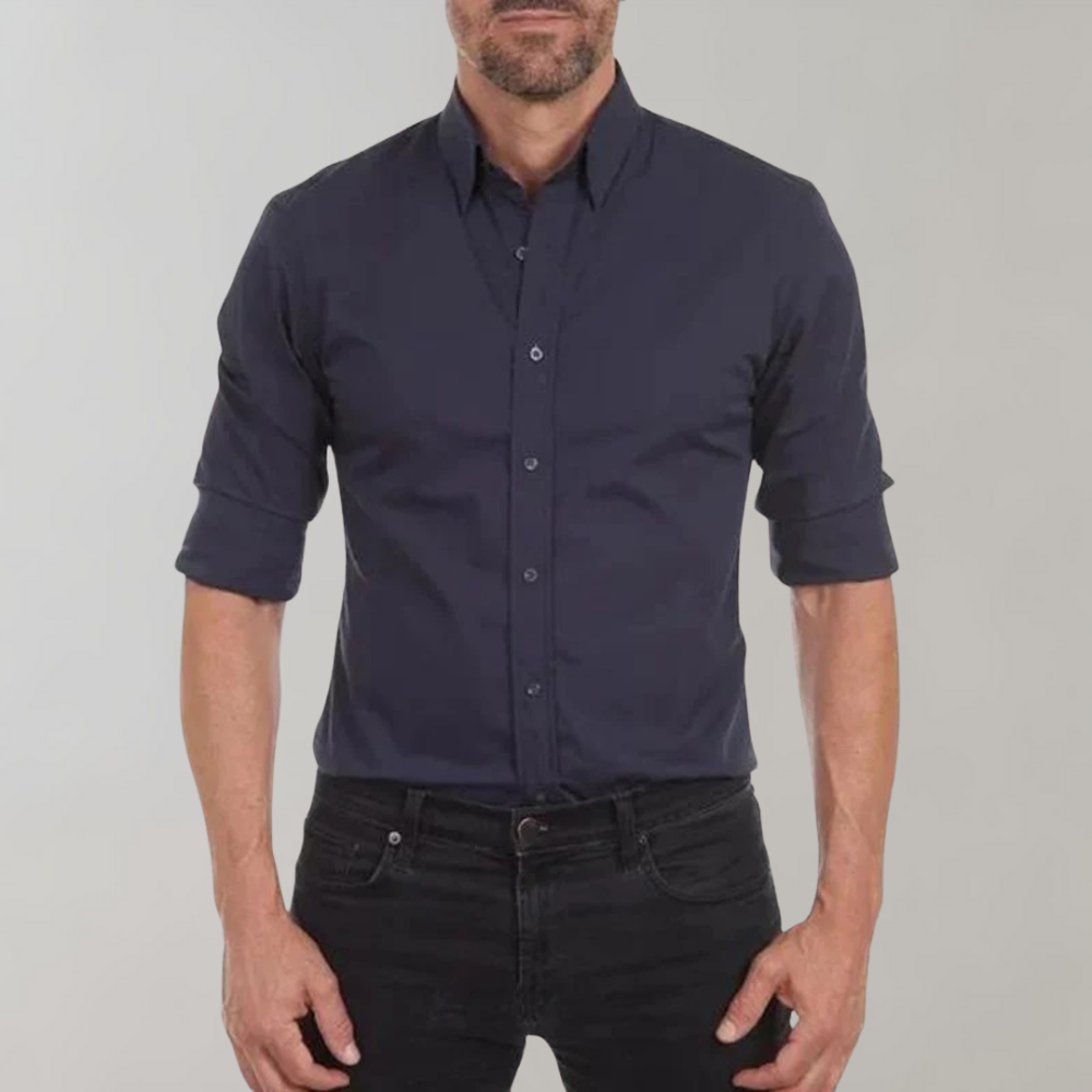 Men's wrinkle-free shirt