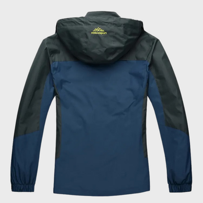 Waterproof wind jacket for men