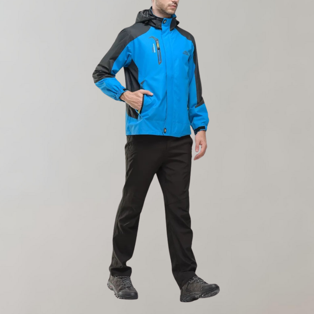 Waterproof wind jacket for men