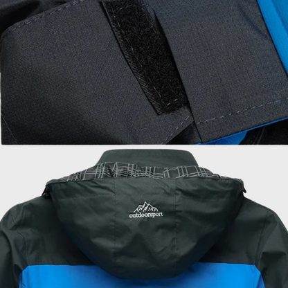 Waterproof wind jacket for men