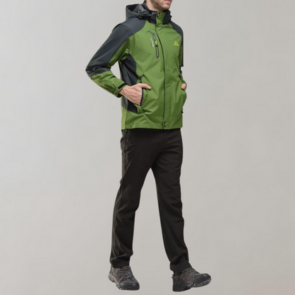Waterproof wind jacket for men