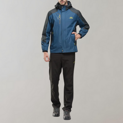 Waterproof wind jacket for men