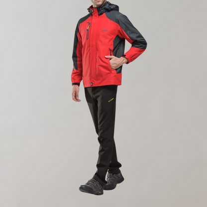Waterproof wind jacket for men