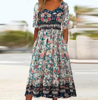 Milanie - Bohemian dress