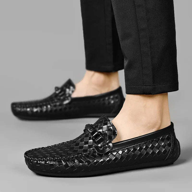 Mocassins en cuir pour hommes