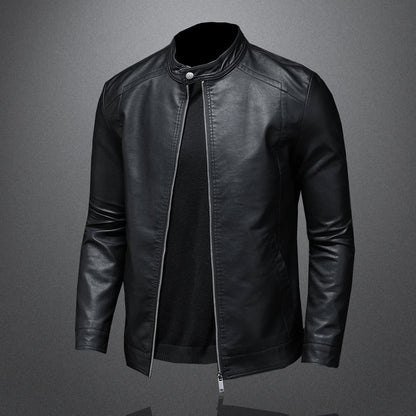 Veste de moto en cuir Dan Anthony